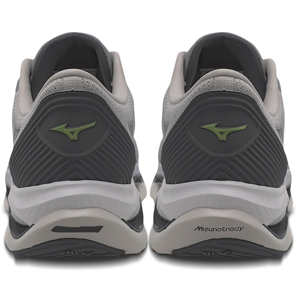 Miniatura Tênis de Corrida Masculino Mizuno Wave Legend 4 Cinza - 38