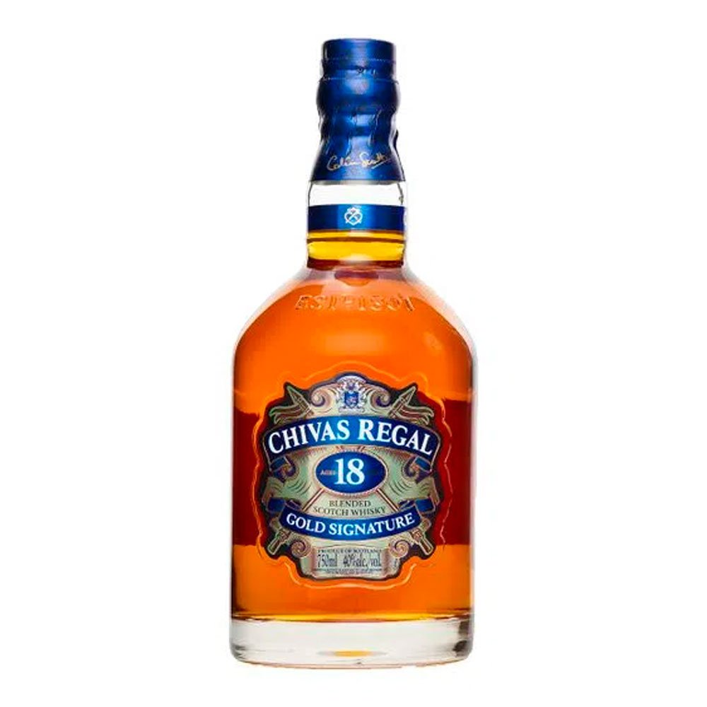Miniatura Whisky Escocês Chivas Regal 18 anos 750ml Caixa com 6 Unidades