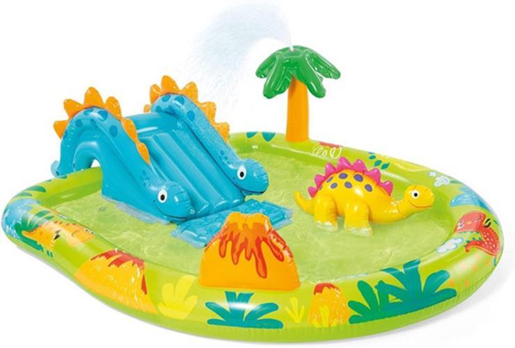 Miniatura Piscina Inflável Infantil Dinossauro Intex - Colorido