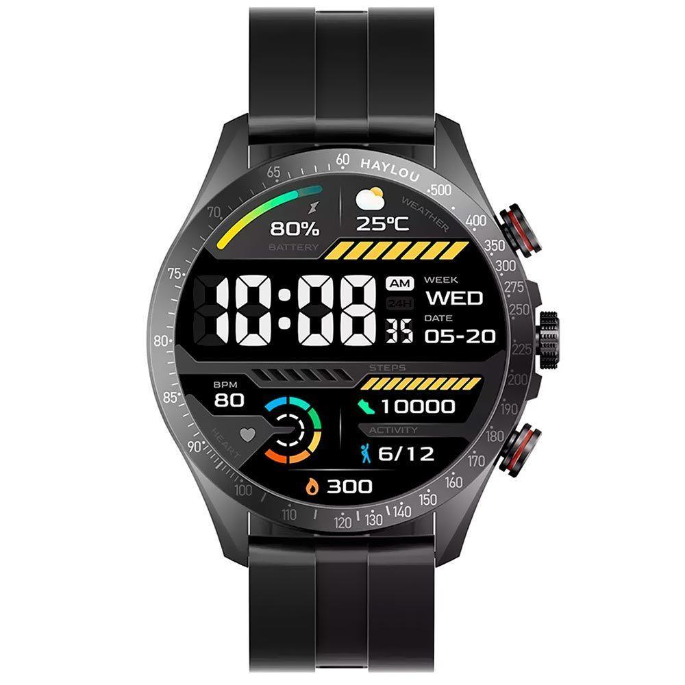 Miniatura Relógio Smartwatch Haylou Solar Pro Ls18 - Preto