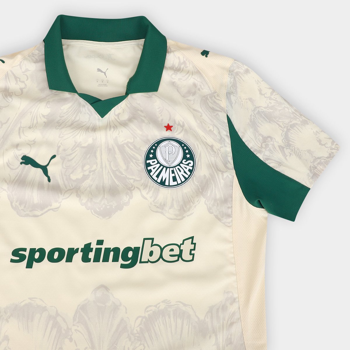 Camisa Palmeiras KidSuper Jogador Puma Masculina Off White - EP