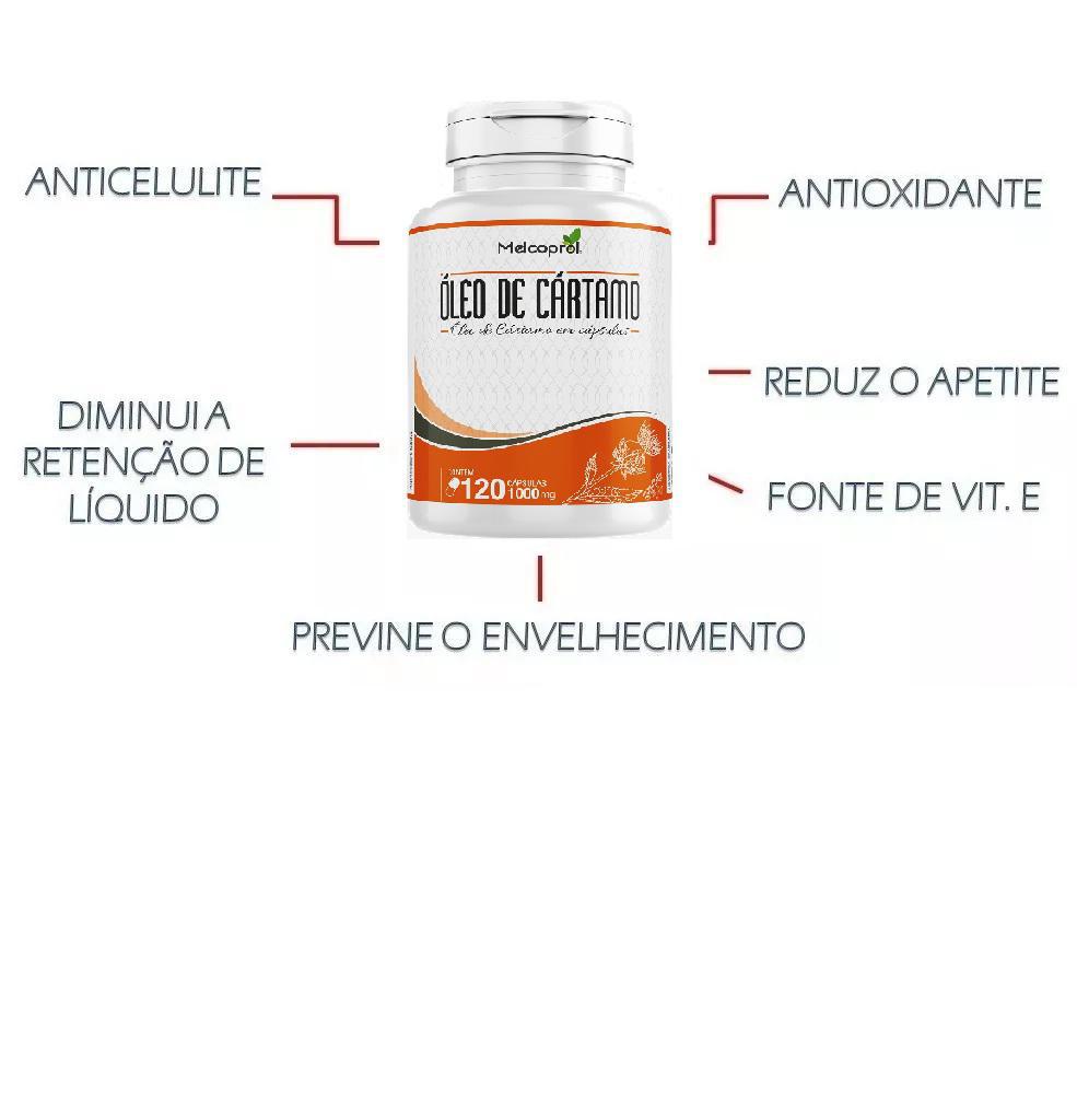 Miniatura Óleo De Cartamo 1000 Mg 4 X 120 Cápsulas Melcoprol