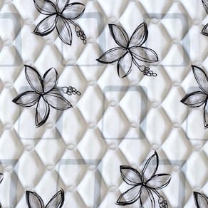 Cama Box de Casal Probel Guarda Costas Premium Extra Firme Espuma D20, 28 e 33 60x138x188cm - Branco/Preto
