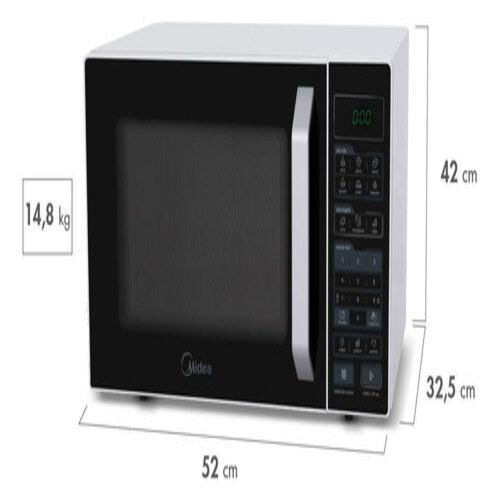 Miniatura Microondas 35 Litros 52X32X42Cm Smart Plate 127V - Midea