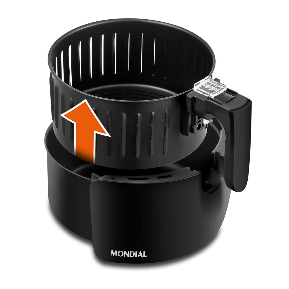 Fritadeira Air Fryer 3,5L AF35BF Mondial 127V Preto - 127V