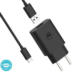 Carregador de Parede Motorola TurboPower 68W com Cabo USB-C - Preto