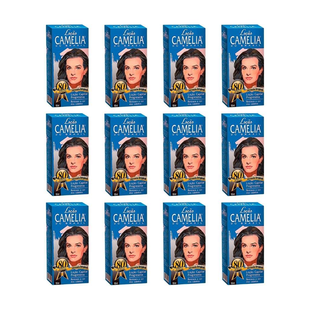 Miniatura Loçao Camelia Formula  Mulher 150Ml - Kit Com 12Un