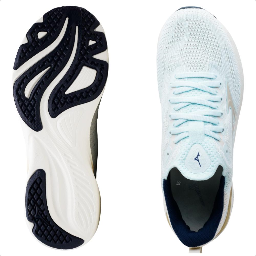 Tenis Mizuno Glow 3 Feminino Azul Claro - 34