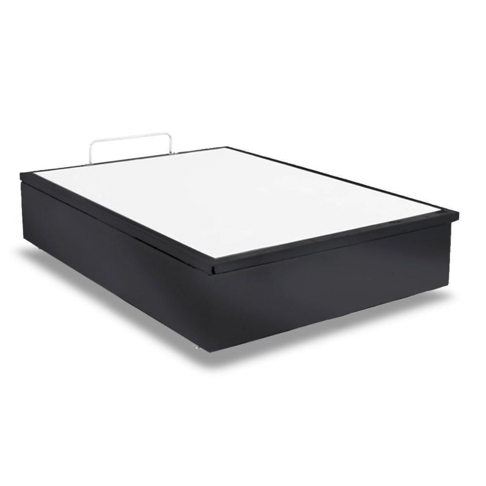 Miniatura Cama Box Baú Casal Universal Suede Gray (138x188x35) - Ortobom