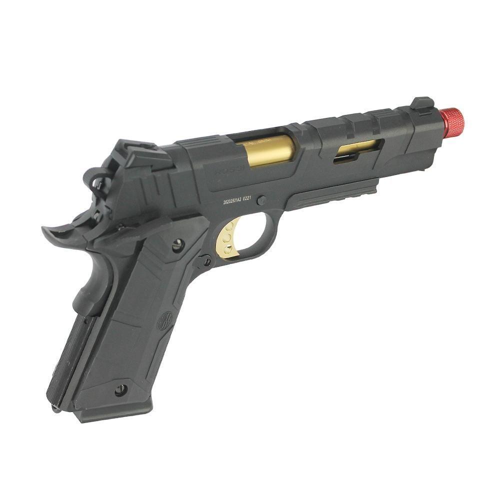 Pistola Airsoft Gbb Redwings 1911 Rossi Gold Blowback 6mm