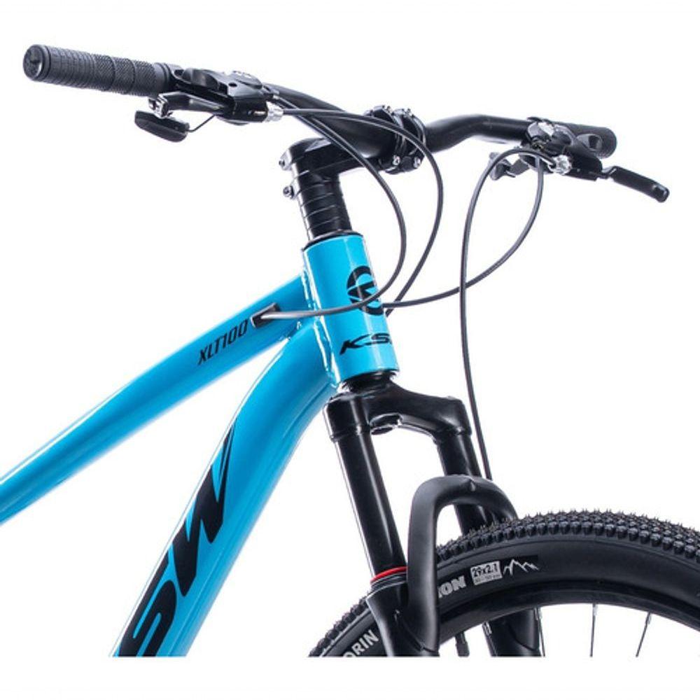 Miniatura Bicicleta Ksw Aro 29 21 Velocidades Freio A Disco Mecânico Alumínio Azul/preto 17