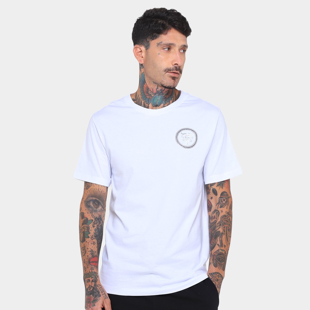 Miniatura Camiseta Cavalera Indie Shine Sing Masculina Branco - M