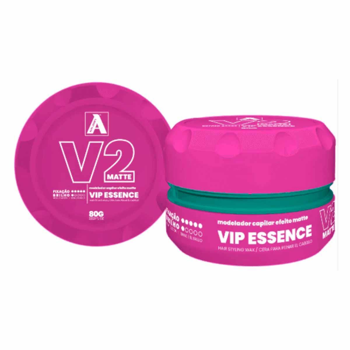 Miniatura Pasta Para Cabelo Matte Vip Essence V2 80G Alfa Look'S
