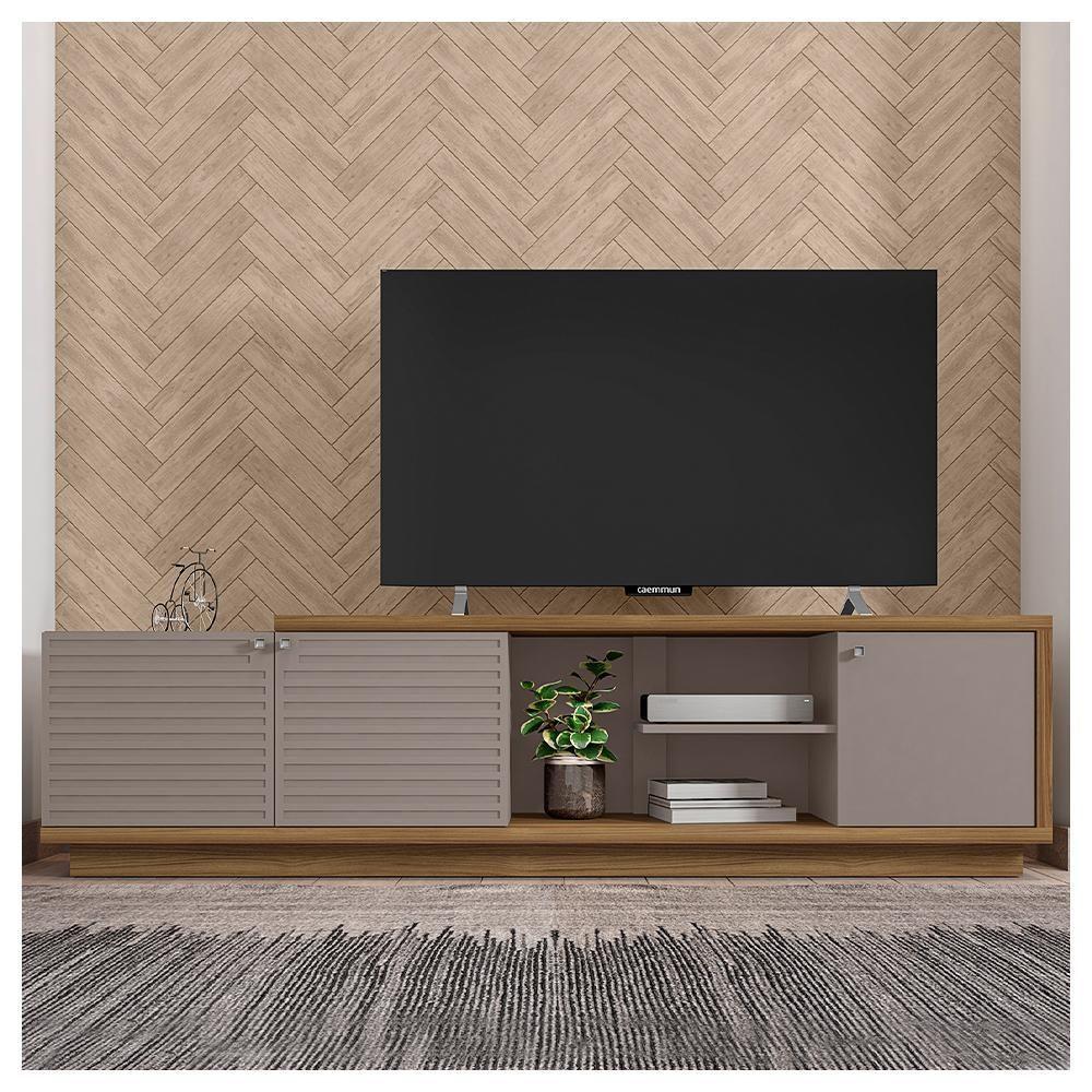 Bancada Rack Tv Até 65 Polegadas 3 Portas Las Vegas Caemmun