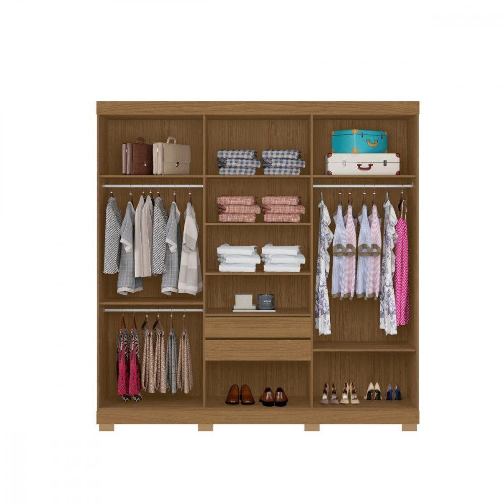 Miniatura Guarda-roupa Aramóveis 6 Portas 2 Gavetas Atacama