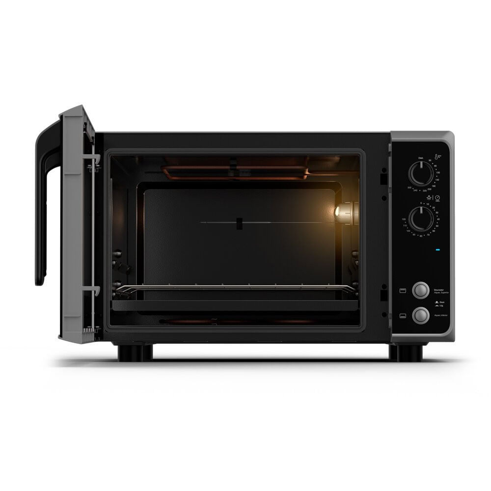 Miniatura Forno Elétrico Fischer Premier 48 Litros 1750W Prata - 110V