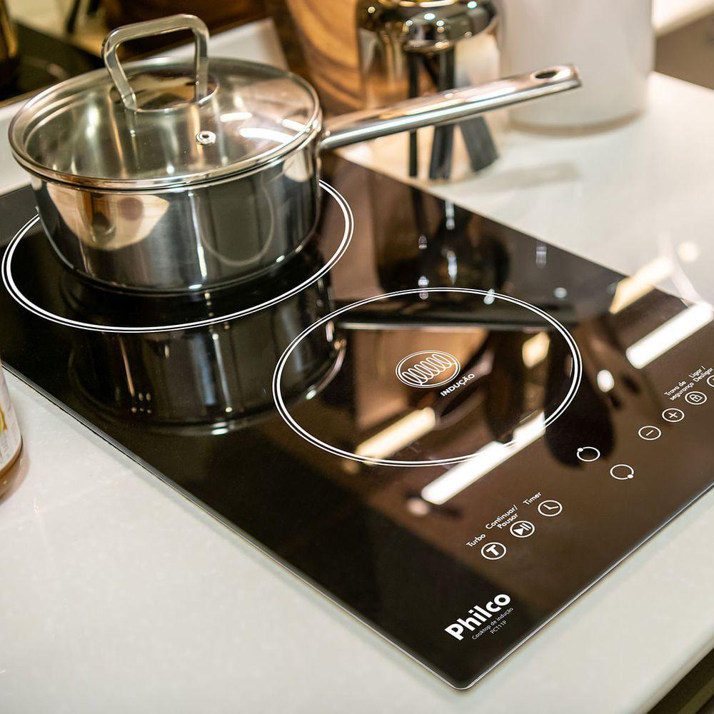 Miniatura Cooktop de Indução Philco 2 Queimadores e 9 Níveis  220V