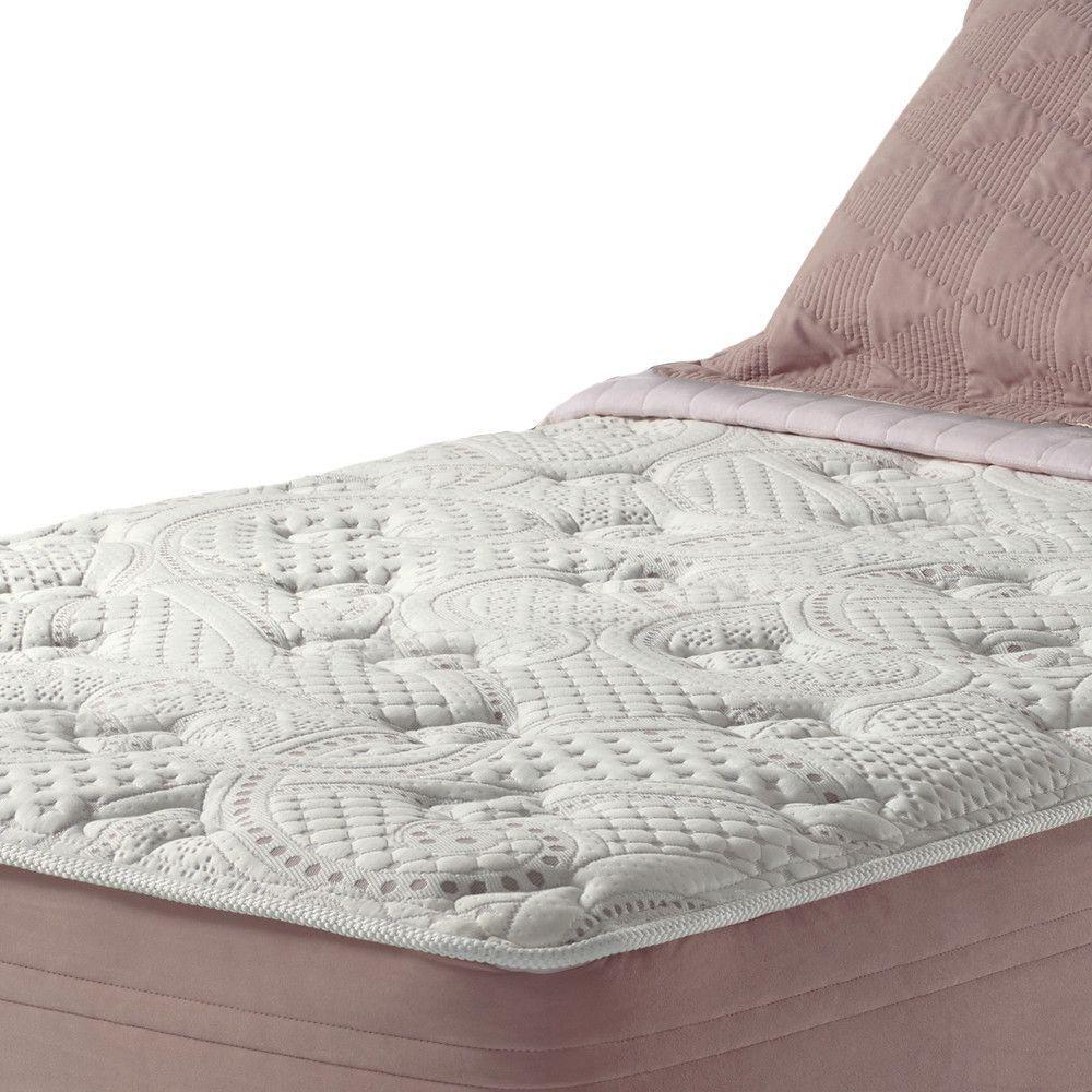 Cama Box Solteiro Preto + Colchão Molas Charlotte Gel 88cm