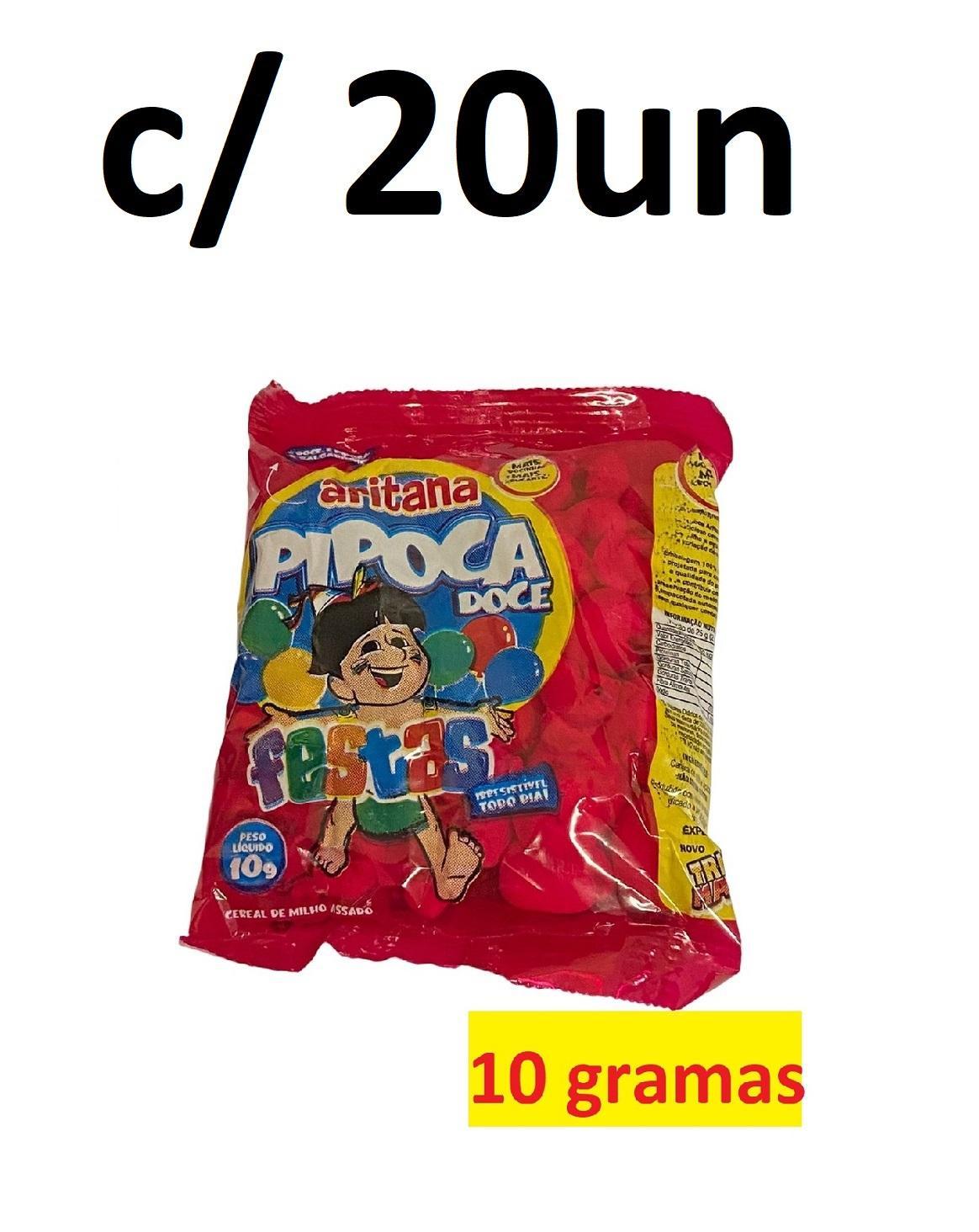 Miniatura 20 Unidades Mini Pipoca De 10Gr Aritana Festa São João