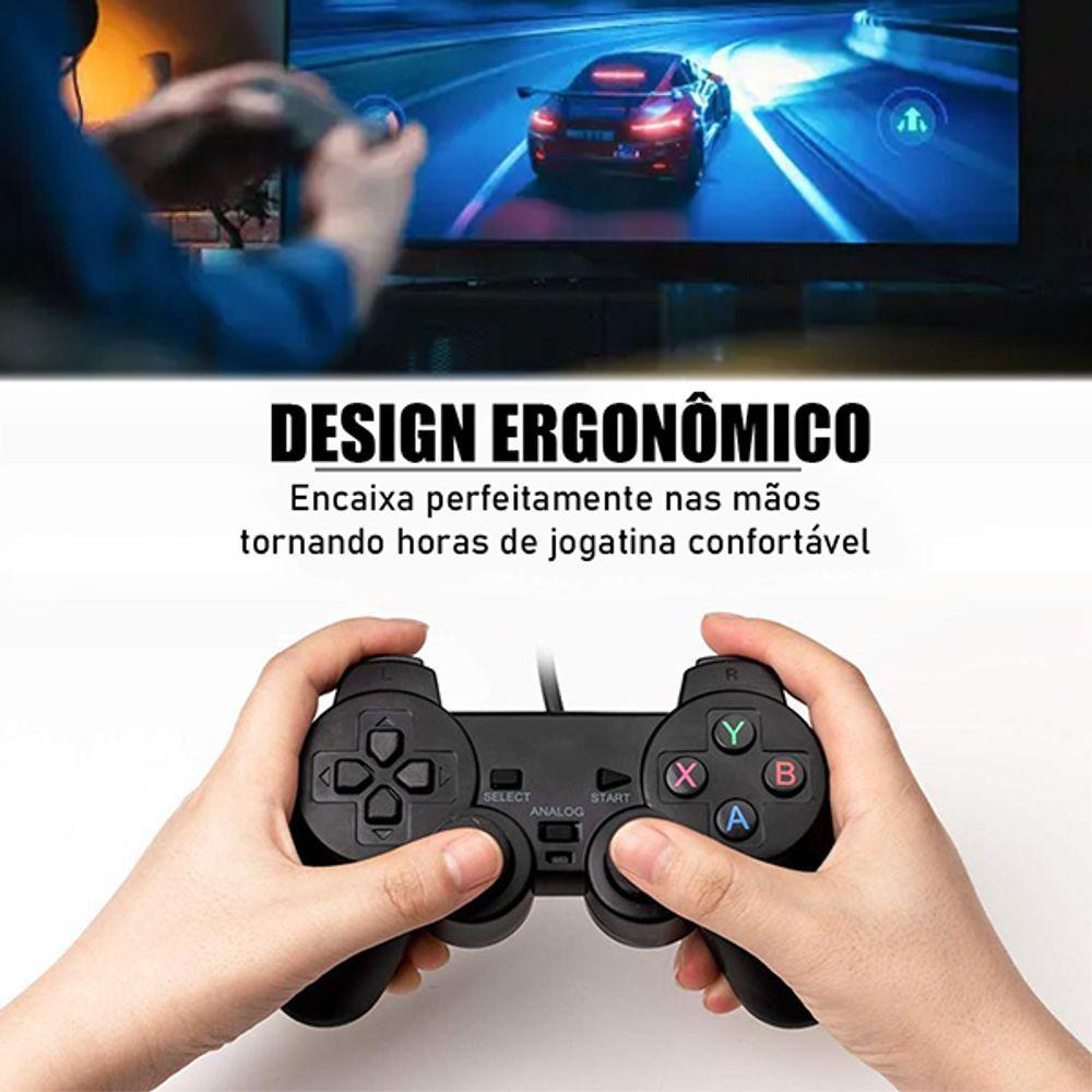 Miniatura Controle Ps2 Com Fio Manete Dualshock Playstation 2 E 1 Analógico Preciso Alta Sensibilidade