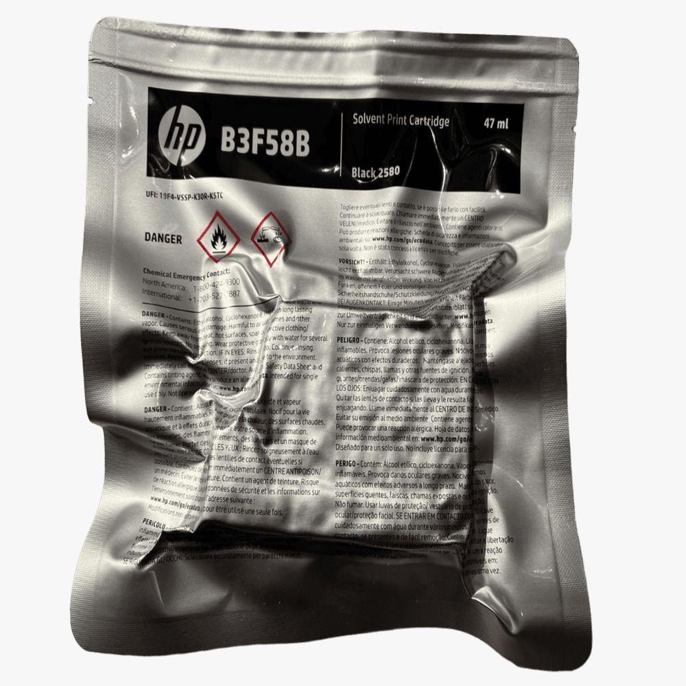 Miniatura Cartucho Inkjet Datador Solvent Print Hp B3f58b 2580 Tij Thermal Inkjet