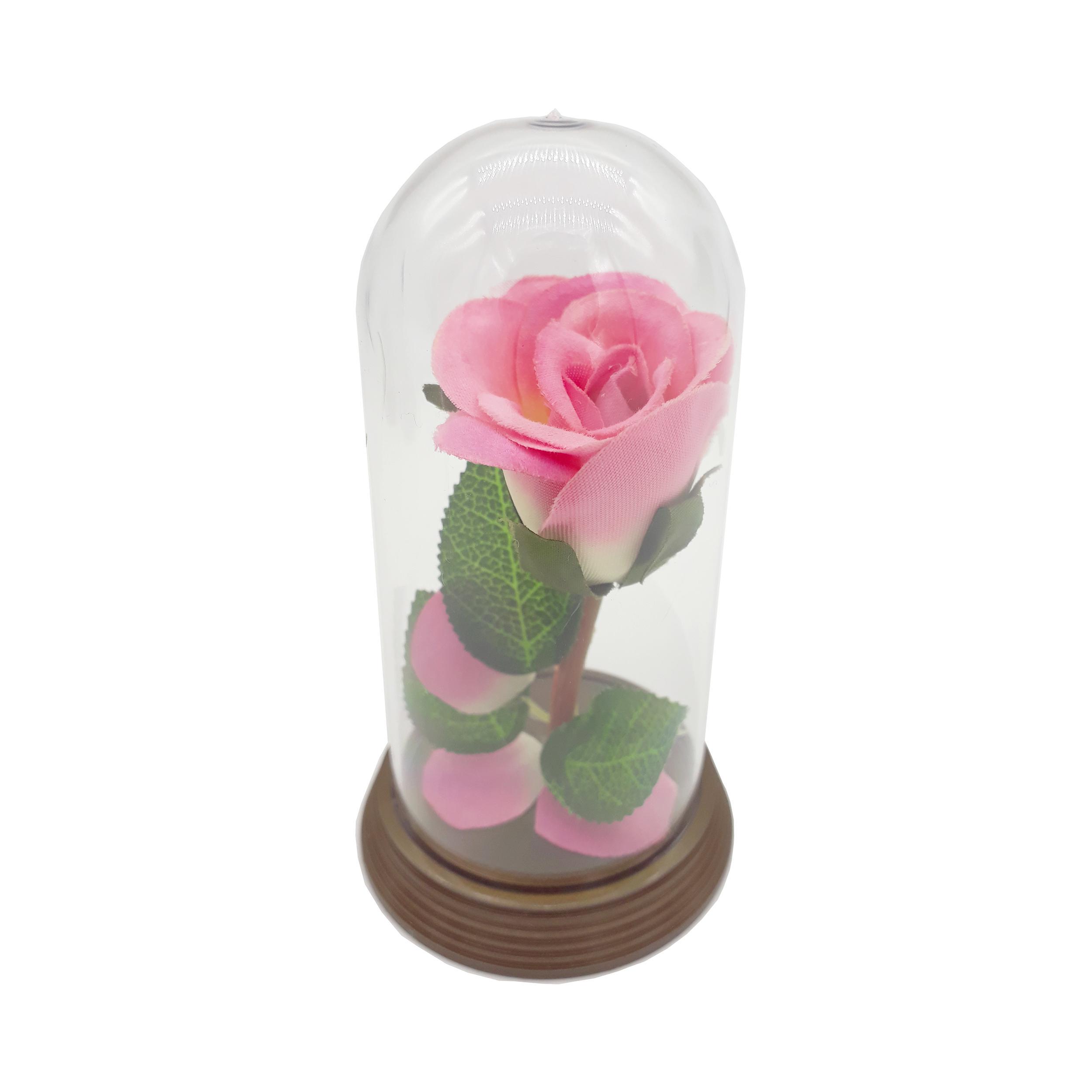 Miniatura Kit 10 Mini Flores Cor Rosa A Bela E A Fera/Pequeno Príncipe
