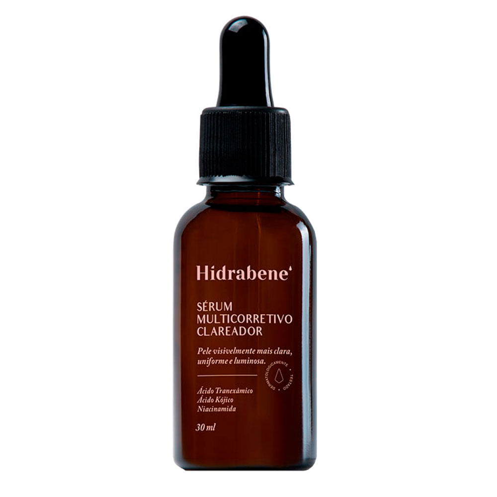 Miniatura Sérum Clareador Hidrabene – Sérum Multicorretivo Clareador 30ml
