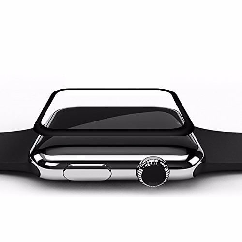 Miniatura Película De Vidro 3d Para Relógios Watch 38mm Preta
