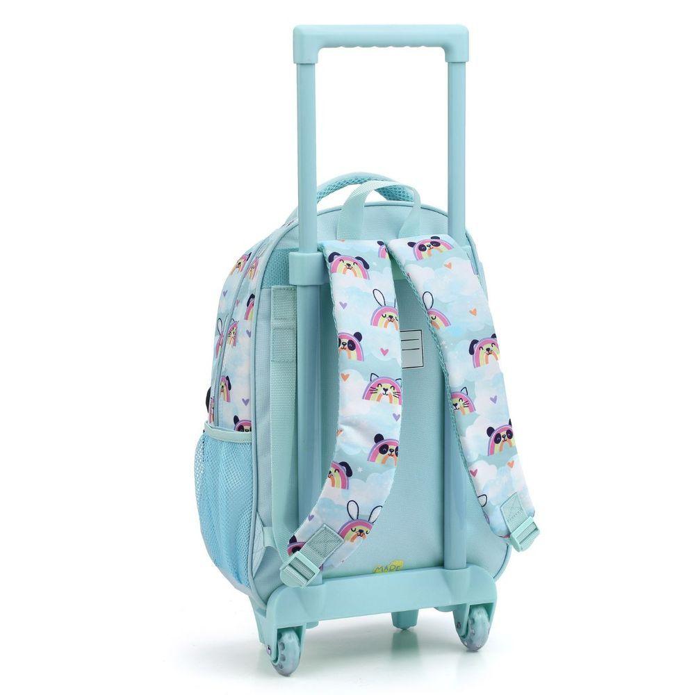 Miniatura Mochila Rodinha Creche Alça Costas Escola Infantil Panda Seanite