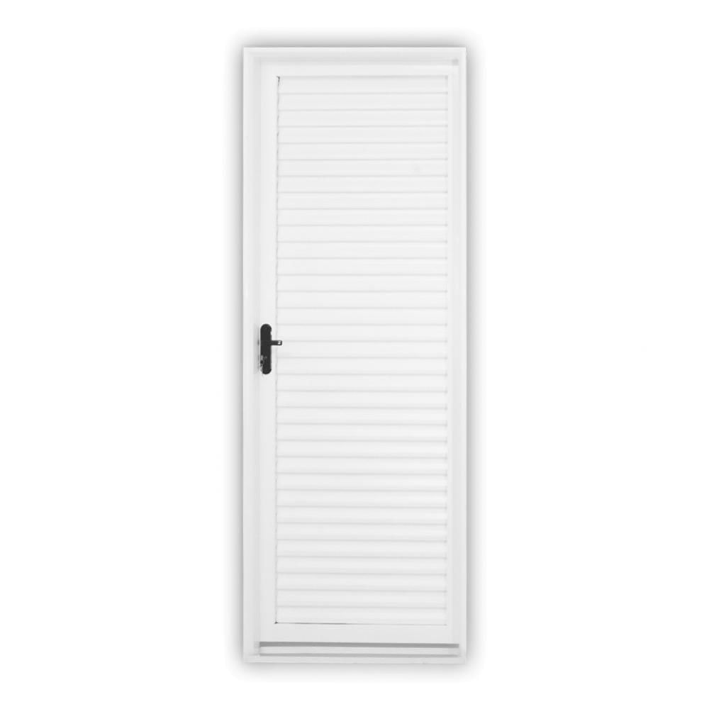 Miniatura Porta de Giro Laminada Esquerda MGM Branco