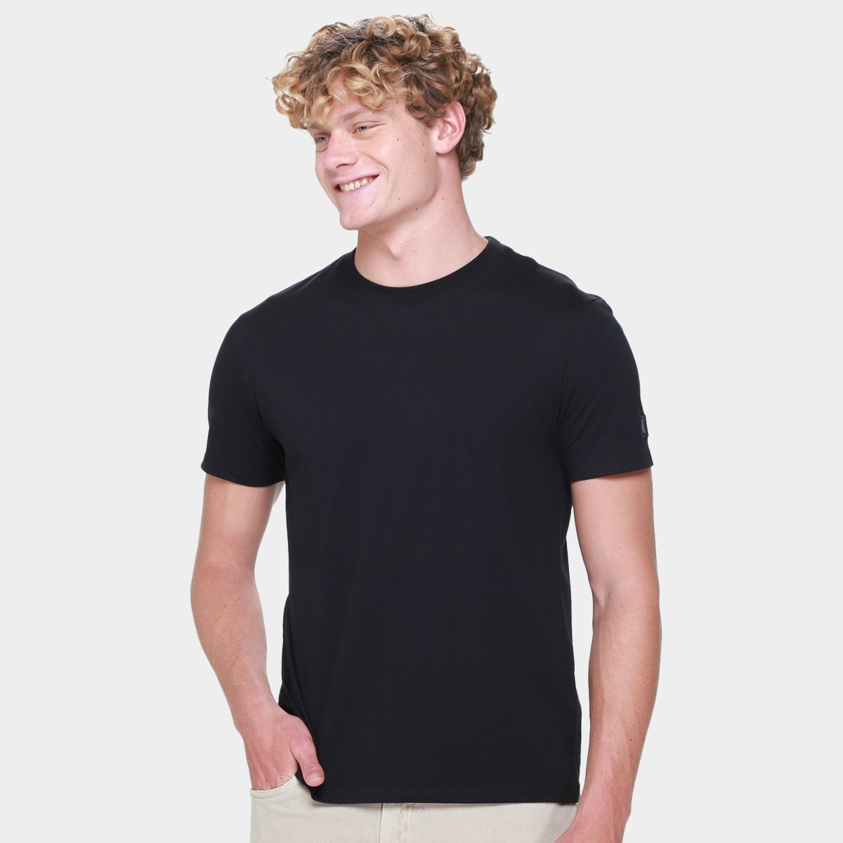 Miniatura Camiseta Calvin Klein Masculina Preto - G