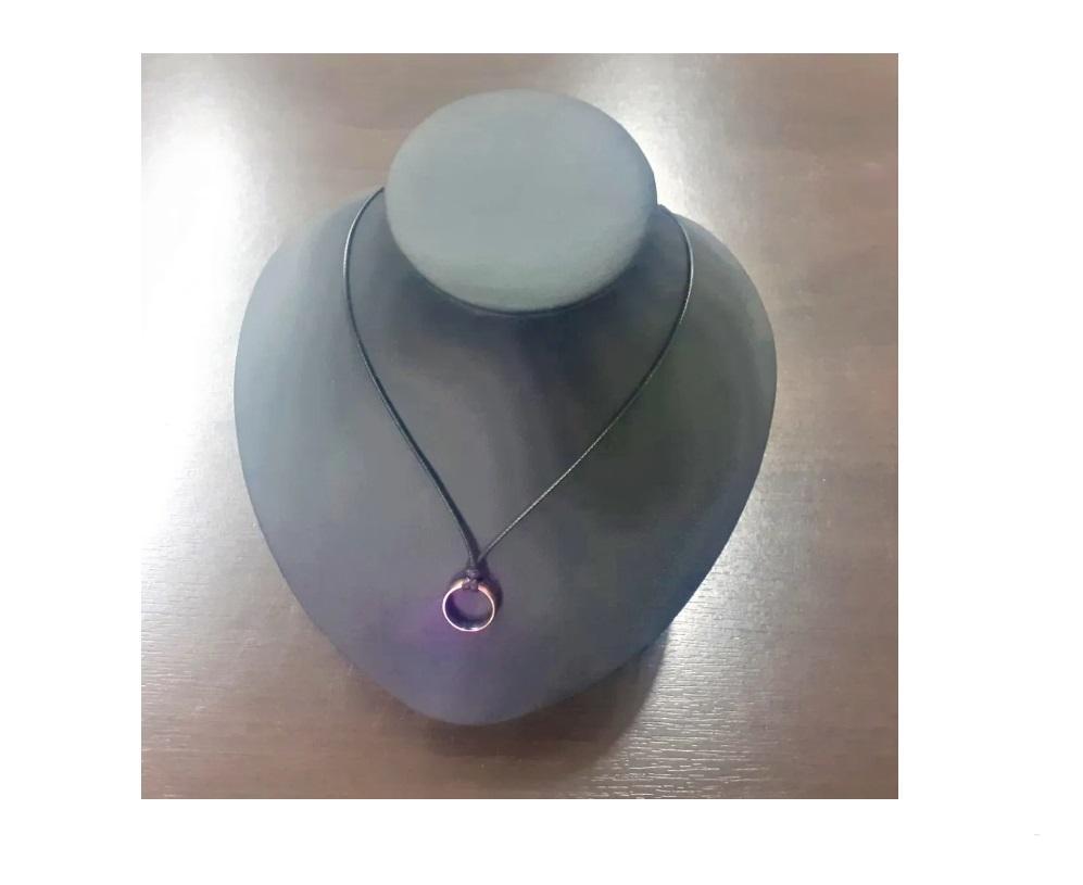 Miniatura Colar Orgulho Lgbt Aço Inox Aliança Arco Íris Furtacor