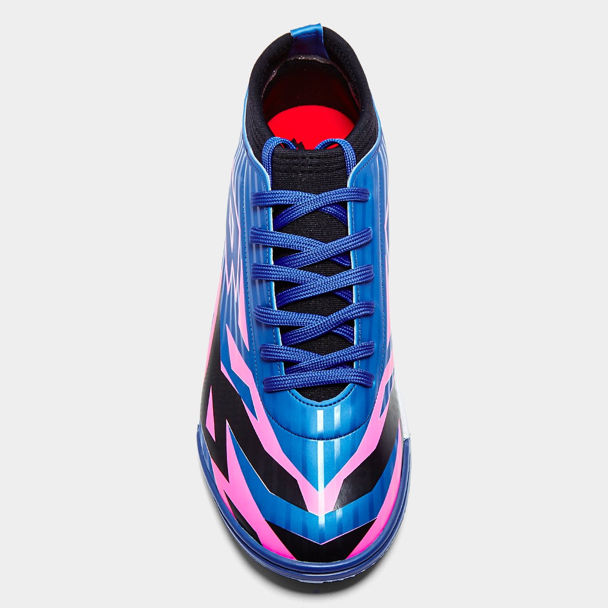 Miniatura Chuteira Futsal Lotto Solista Unissex Rosa+Azul - 41