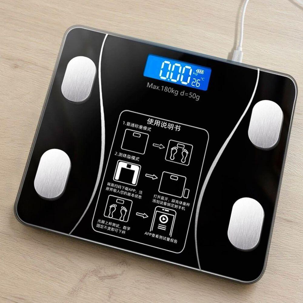 Balança Inteligente Bioimpedância Digital Bluetooth