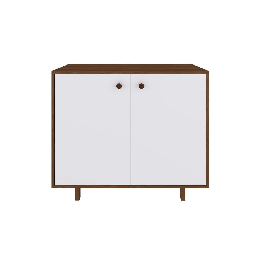 Miniatura Gabinete para Banheiro 2 Portas sem Cuba Gótic Estilare Branco