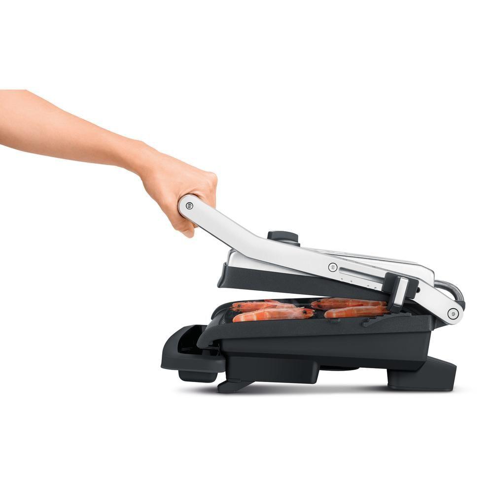 Miniatura Grill Elétrico Tramontina By Breville Adjusta Em Inox Bandej