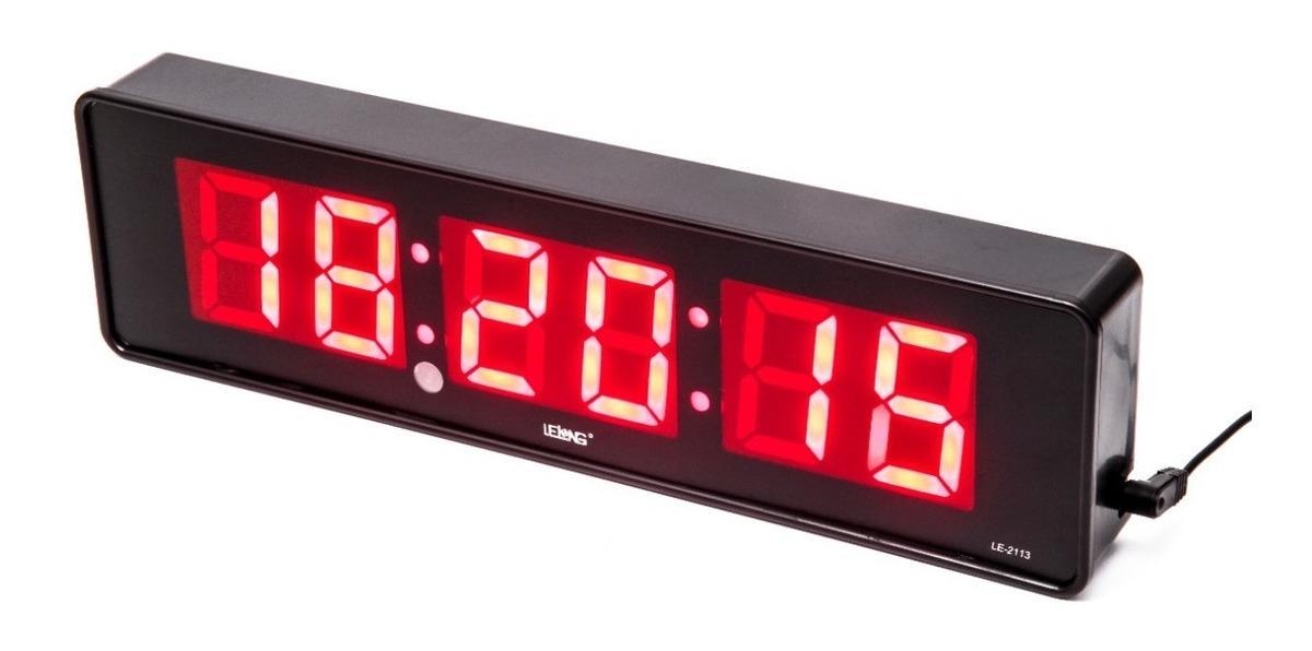 Miniatura Relógio Led Digital Cronometro De Parede Mesa + Controle