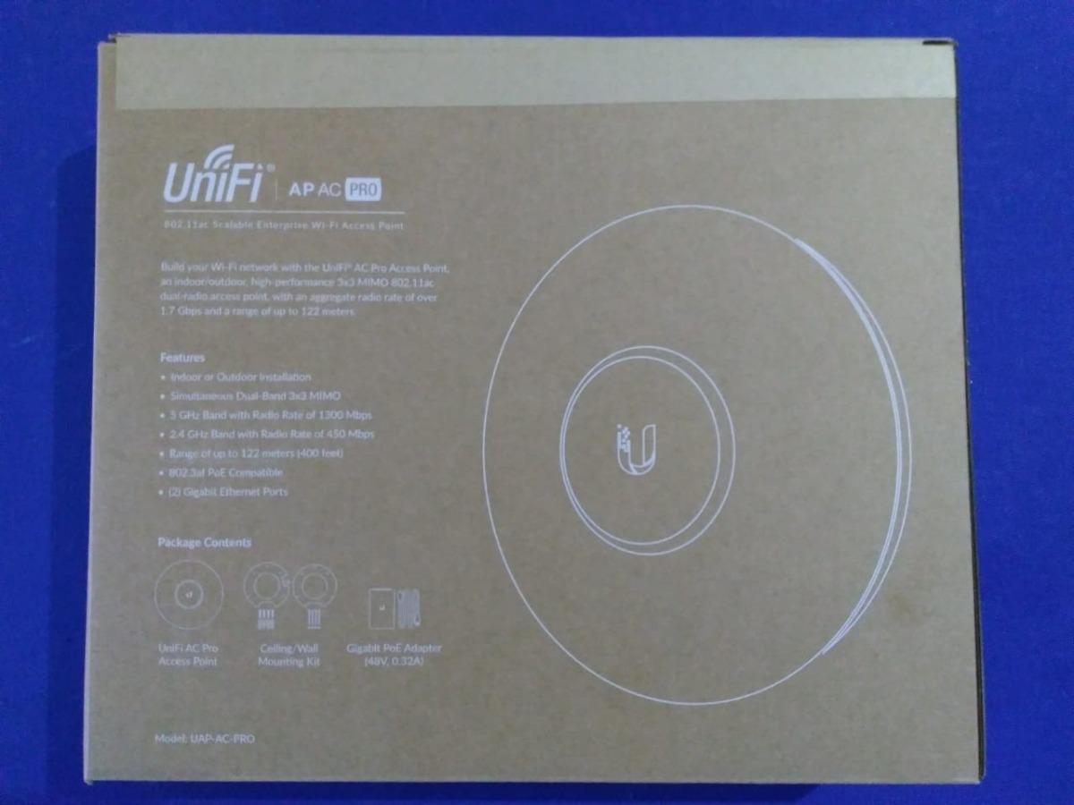 Miniatura Access Point Ubiquiti Ap Unifi Uap-Ac-Pro-Br Mimo 2,4ghz - Ethernet - Roteador - Poe - Dual band - Usb - 300mbps - Ubiquiti - 867 mbps