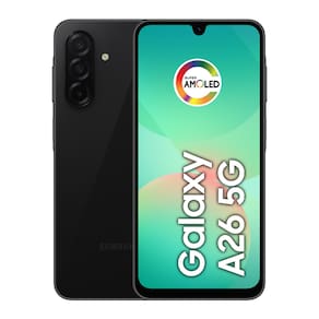Smartphone Samsung Galaxy A26 Tela 6.7" 256GB 5G Câmera Tripla 50MP Preto