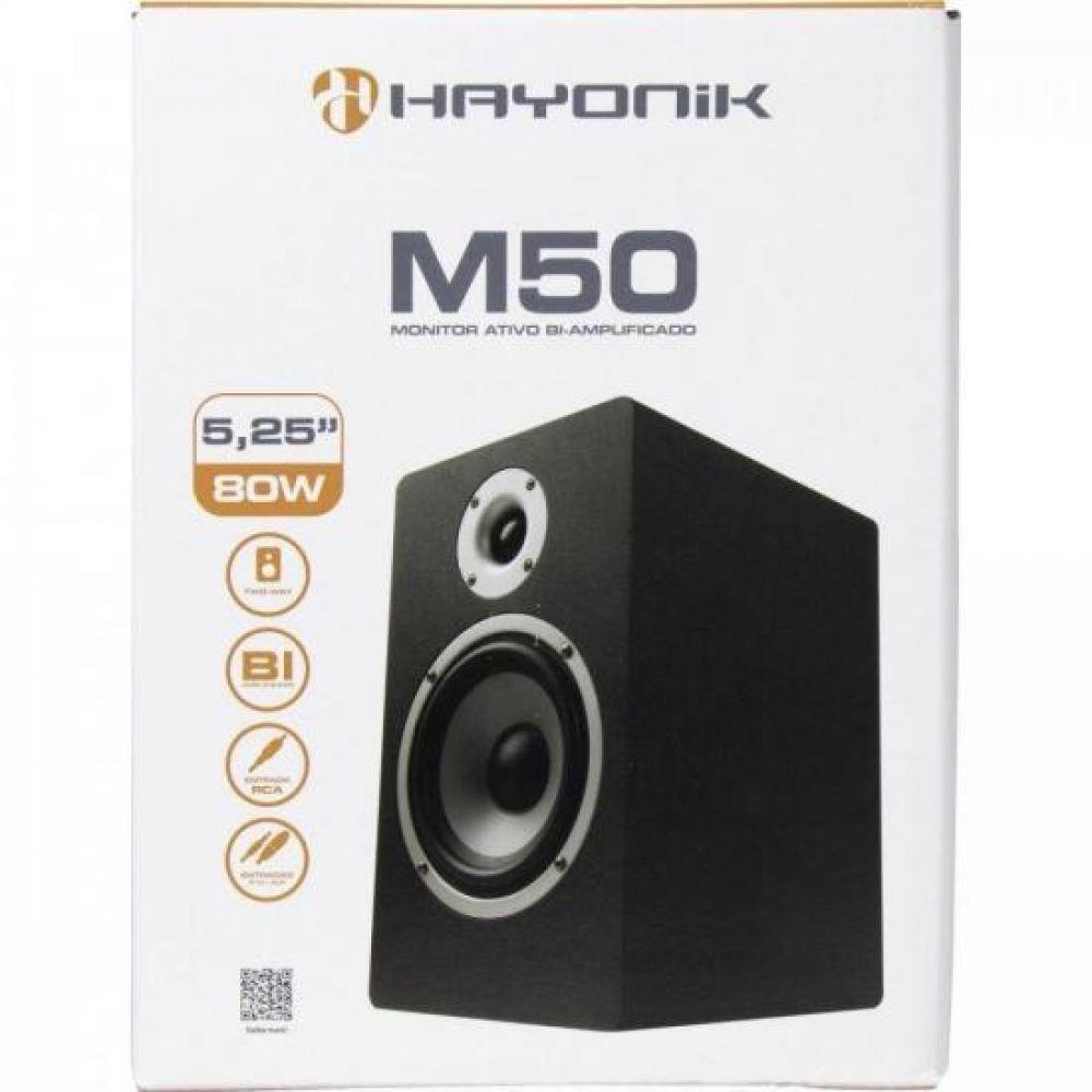 Miniatura Monitor De Estudio Bi-Amplificado M50 Hayonik
