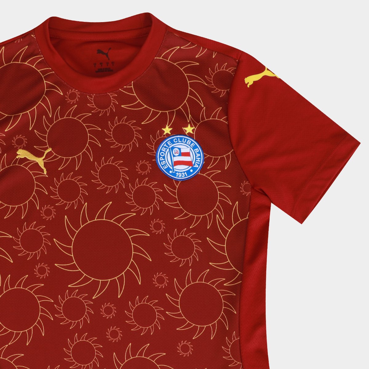 Camisa Bahia III 25/26 s/n Torcedor Puma Feminina Vermelho - G