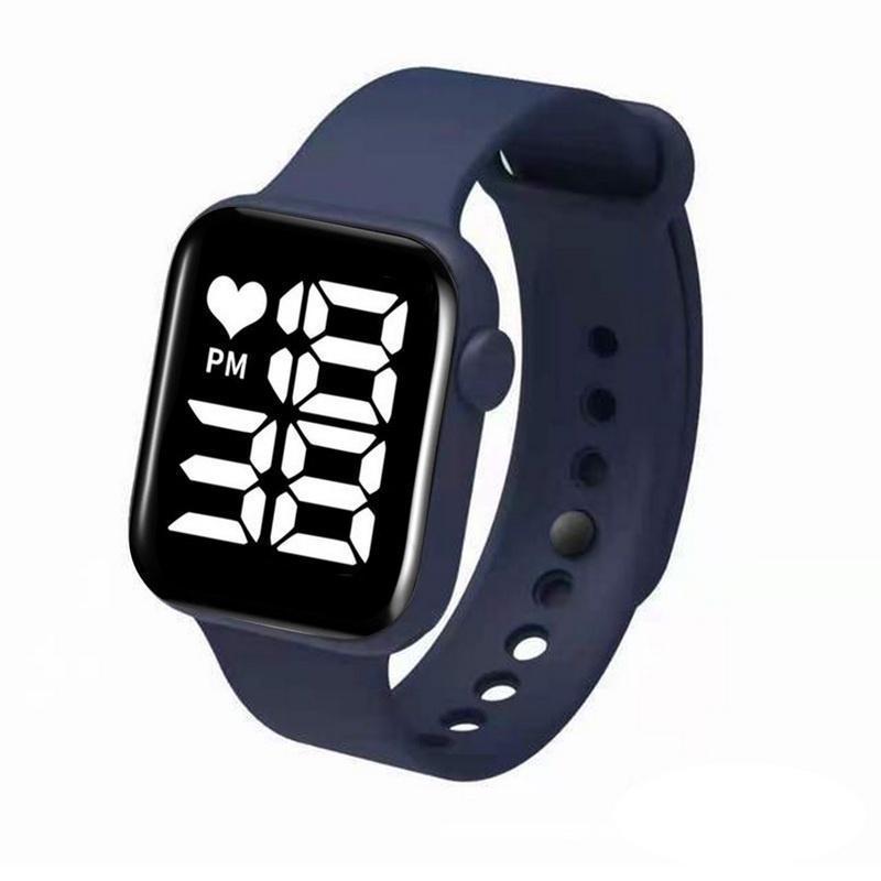 Miniatura Relógio Digital Esporte Bracelete Led Adulto Infantil Barato