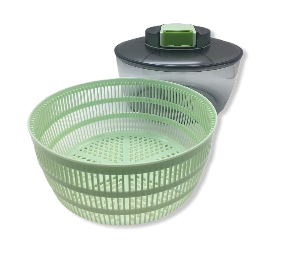 Miniatura Centrífuga De Salada Seca Verdura Manual Cozinha A Corda 4Lt