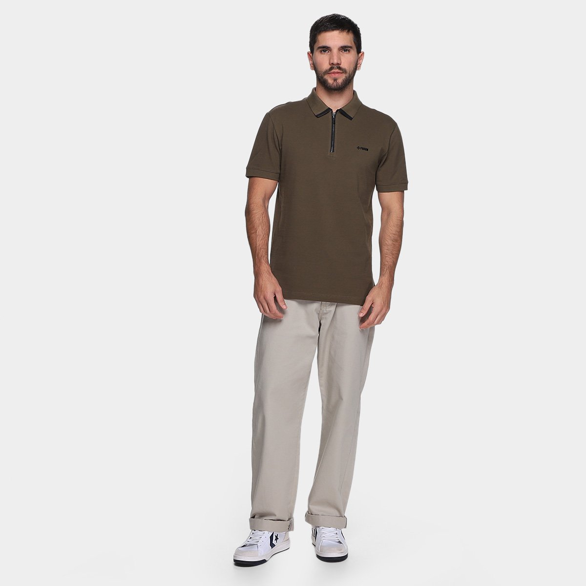 Miniatura Camisa Polo Forum X Masculina Verde - G