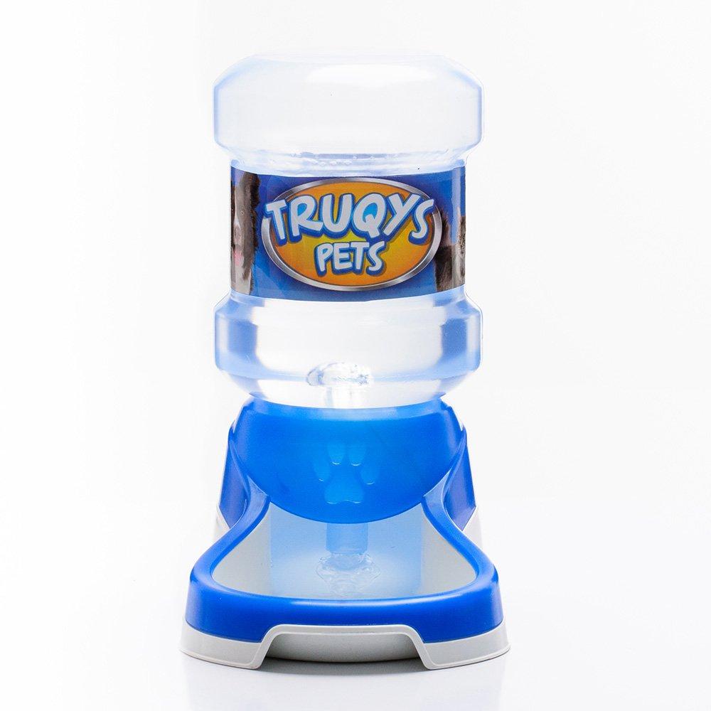 Miniatura Bebedouro Automático Truqys Pets Azul com Galão - 2 Litros
