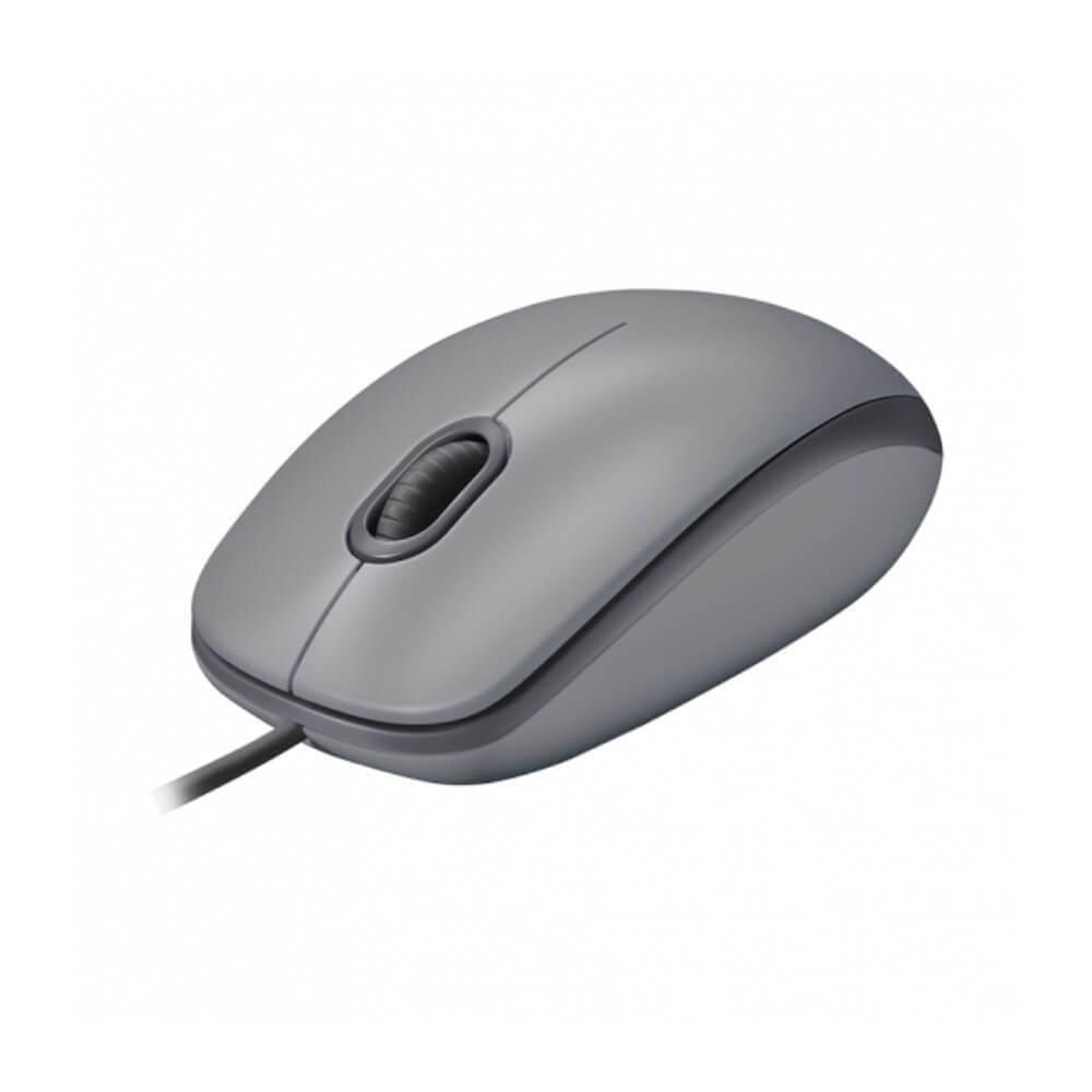 Miniatura Mouse Logitech M110 Com Fio Cinza