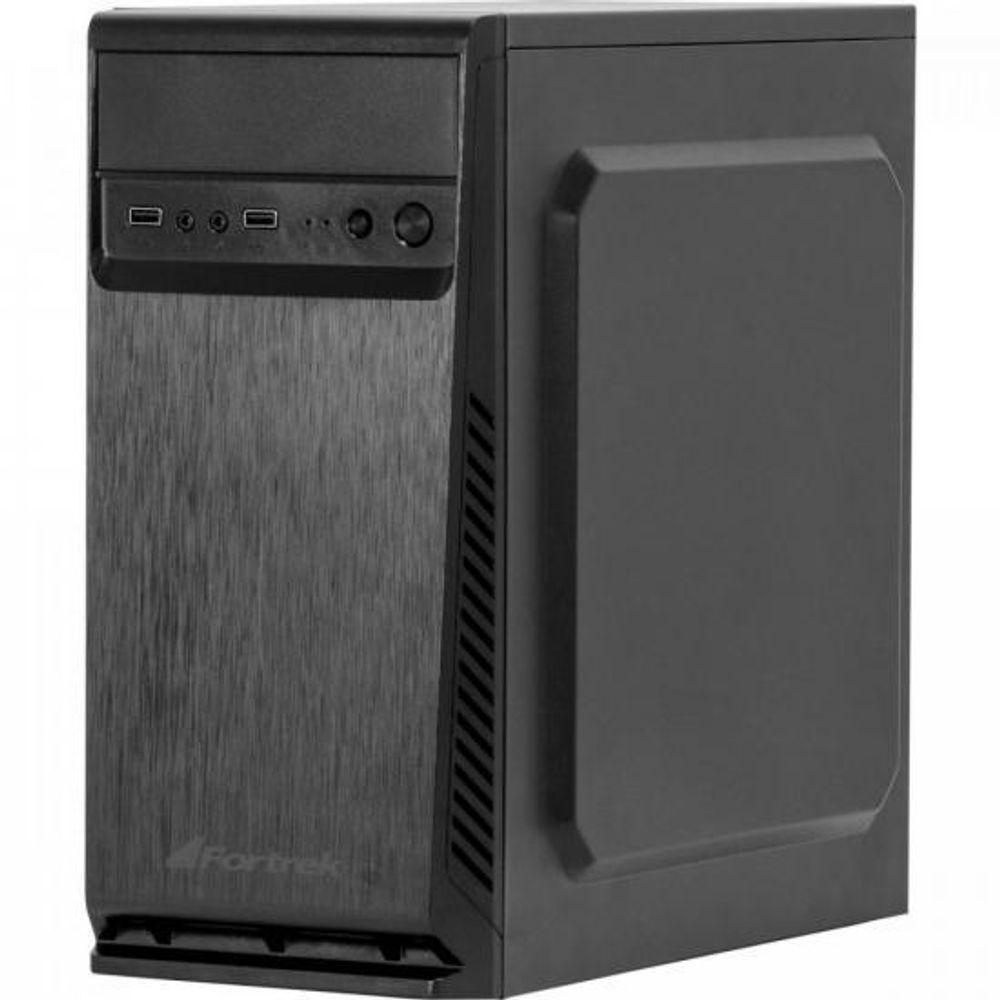 Miniatura Gabinete Atx Compact Sc501bk Preto Fortrek