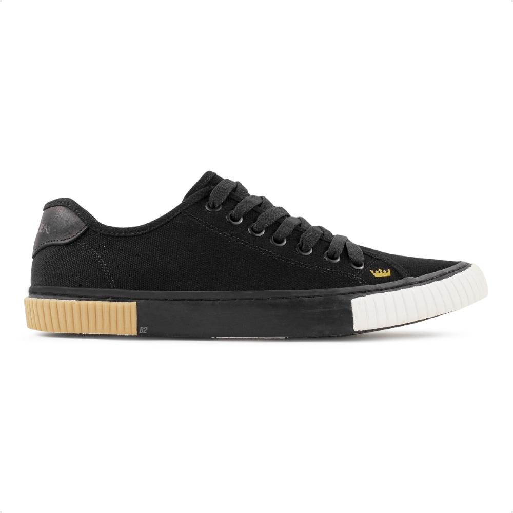 Miniatura Tênis Osklen Canvas Triple Sole Masculino Preto / Bege - 39