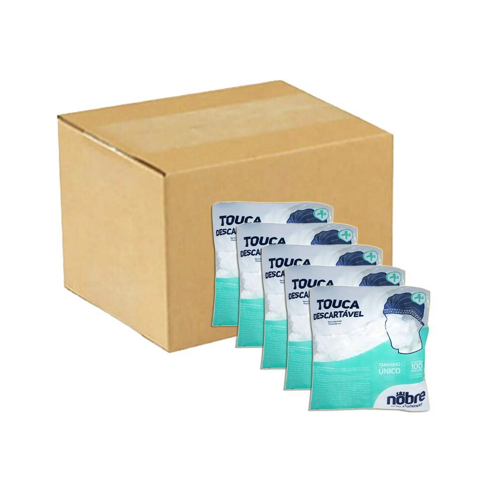 Miniatura Touca Descartável Sanfonada 100U Kit 10