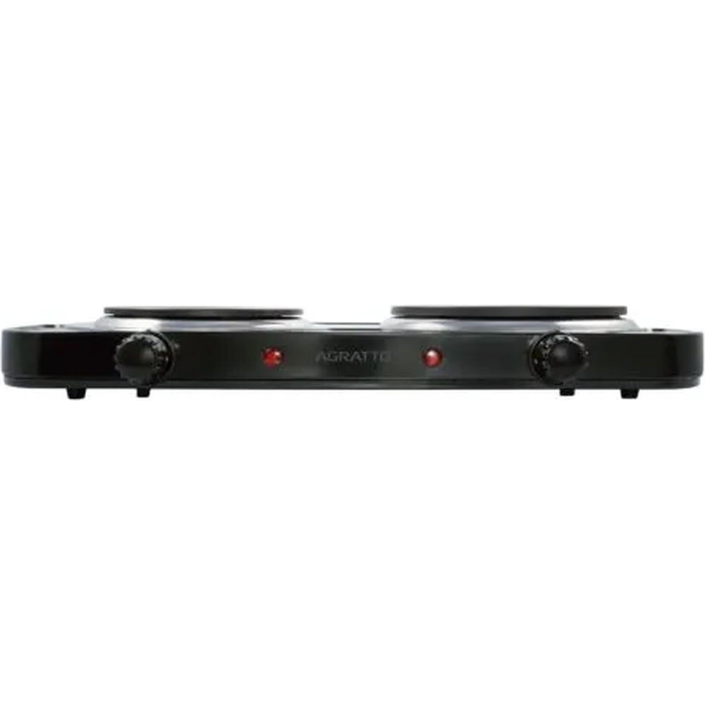 Miniatura Fogão Elétrico de Mesa 2 Pratos 2500W FMP02 Preto Agratto 220V